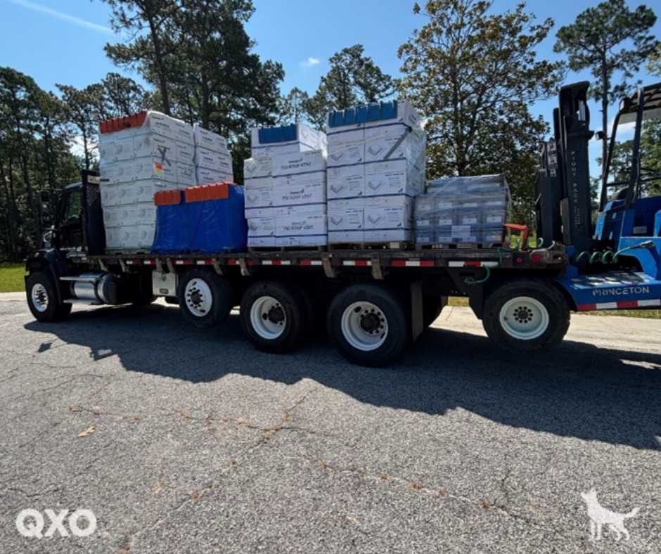 truck with product