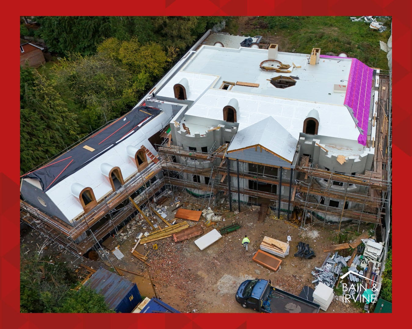 Bain and Irvine - roofing process