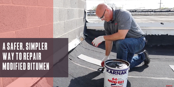 A safer, simpler way to repair modified bitumen
