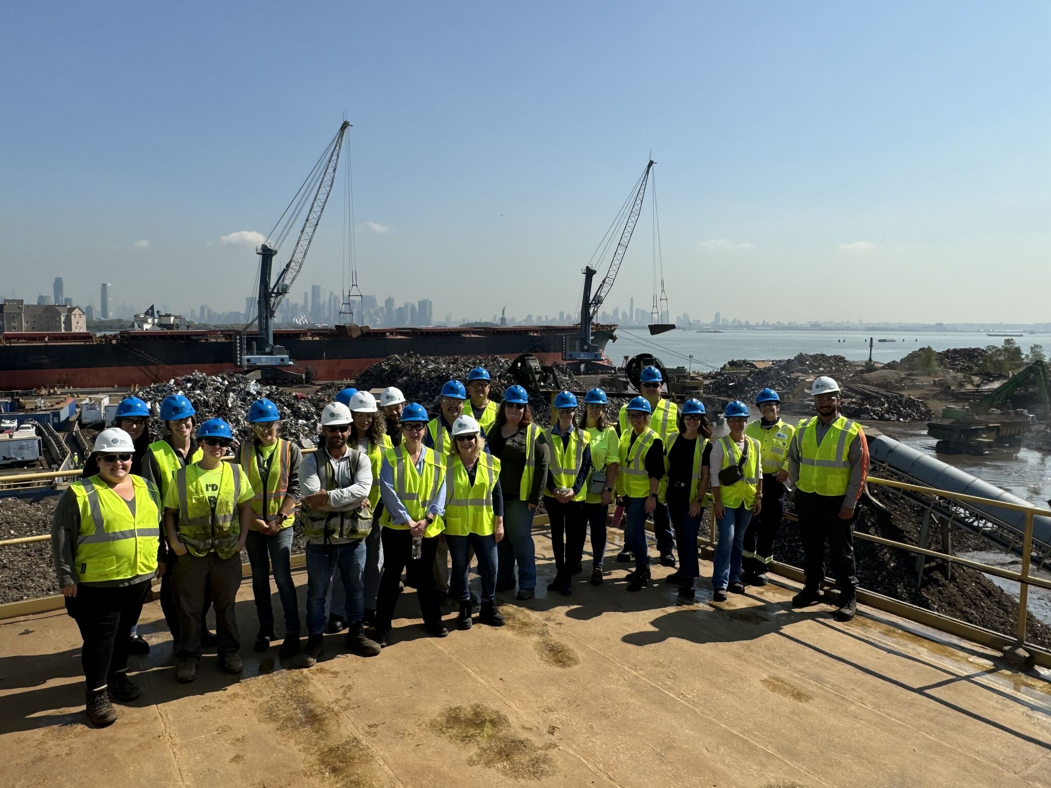 AWMI - hard hats at an event