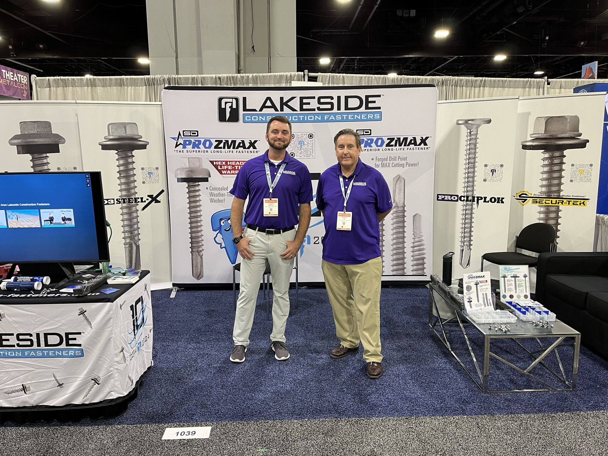 Lakeside Fasteners - trade show pic