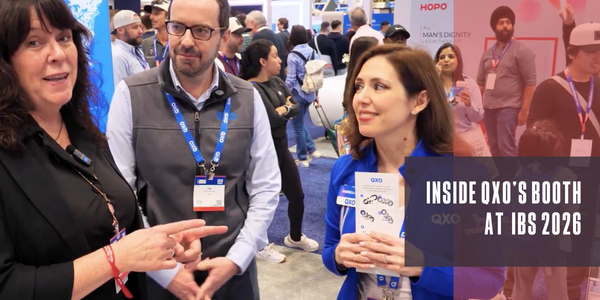 Inside QXO’s booth at IBS 2026
