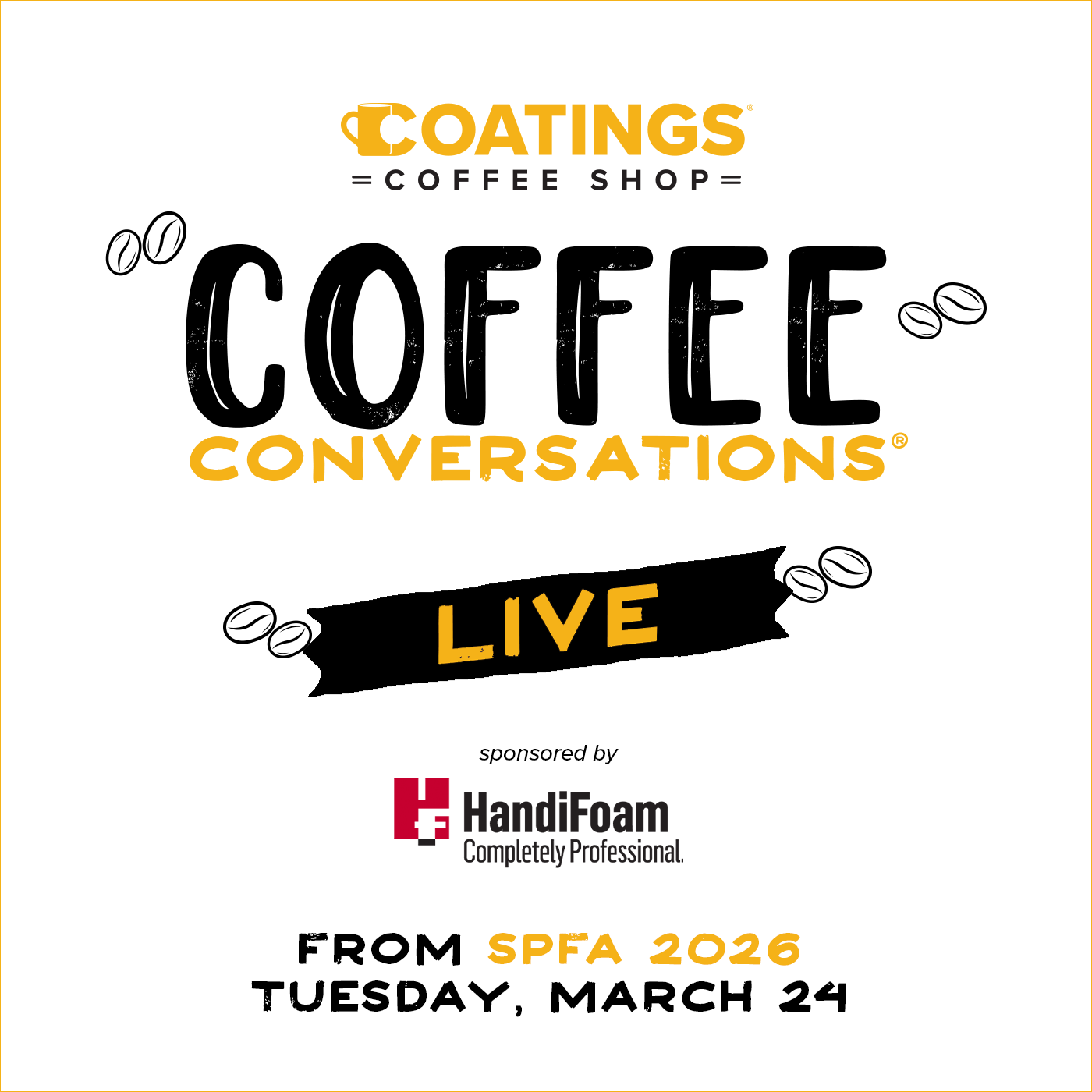 SPFA - LIVE Coffee Conversations at SPFA Square