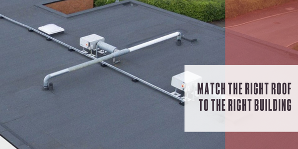 Match the right roof to the right building