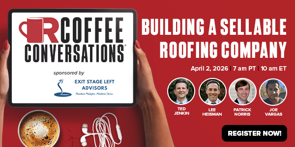 Coffee Conversations - Building a Sellable Roofing Company