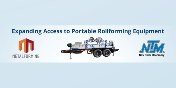MetalForming - Announces New Partnership With New Tech Machinery