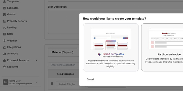 AI smart templates
