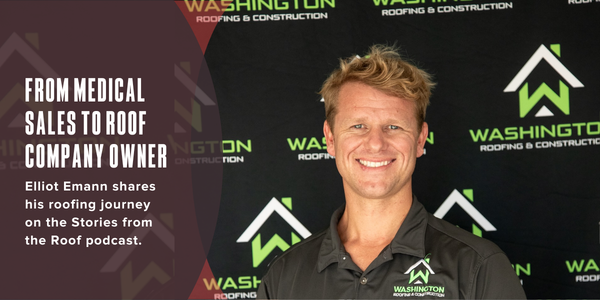 From medical sales to roof company owner