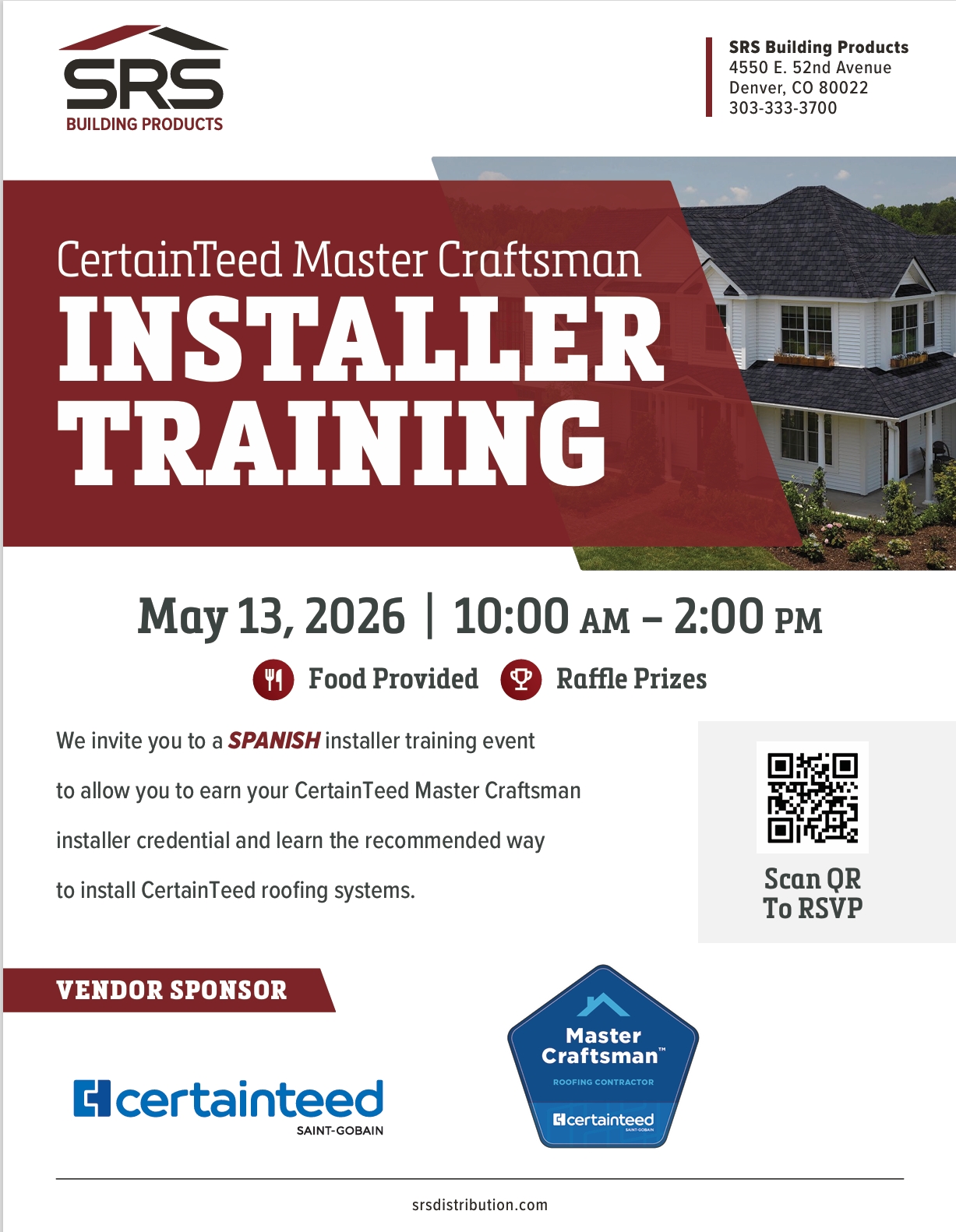 CertainTeed Master Craftsman Installer Training