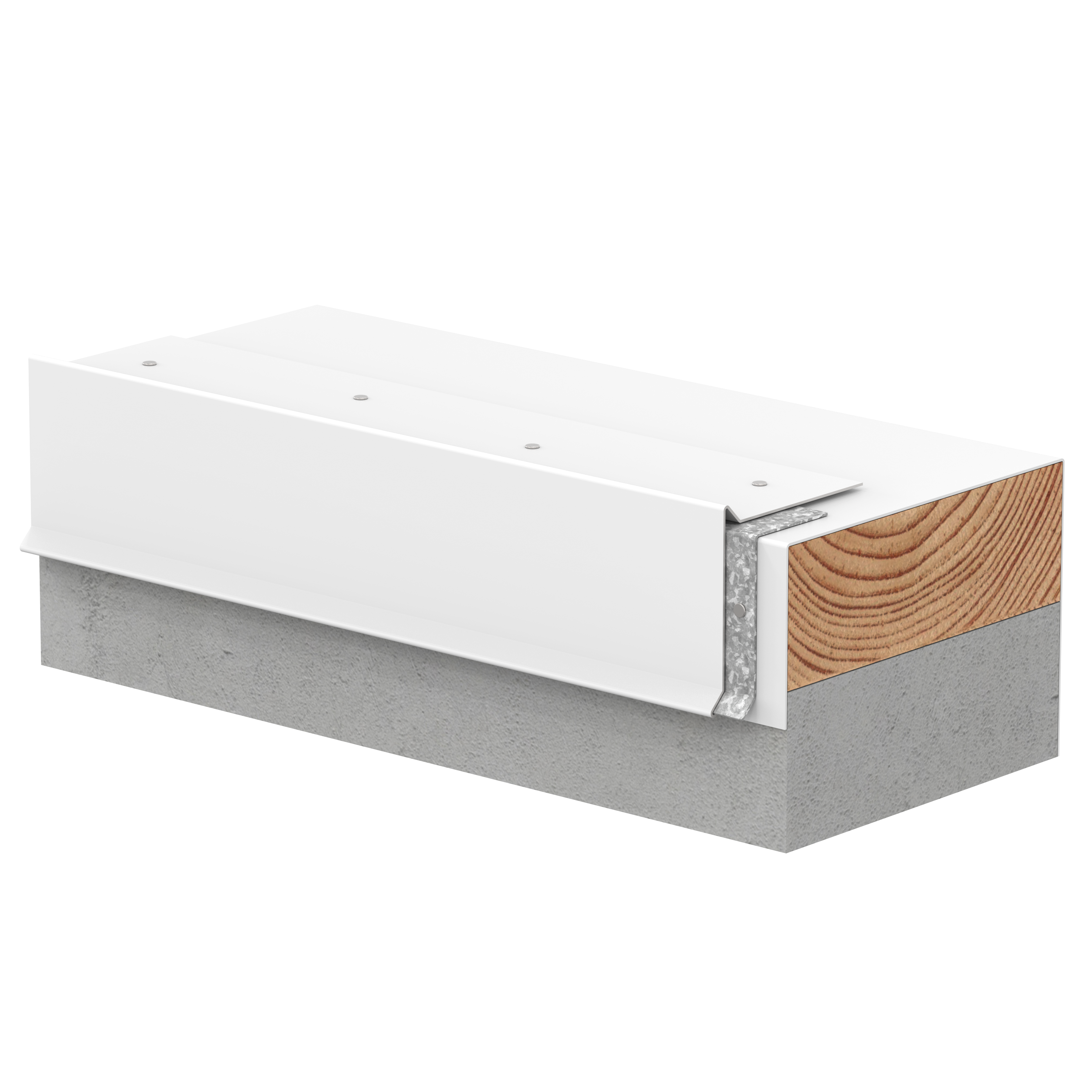 FlashCo - Coated Gravel Stop with Cleat