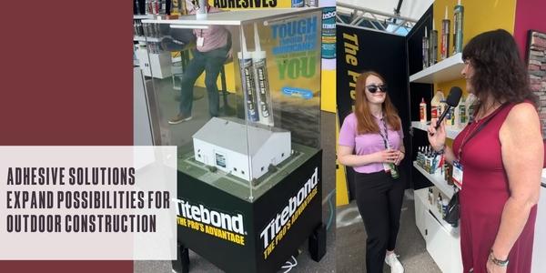 Adhesive solutions expand possibilities for outdoor construction
