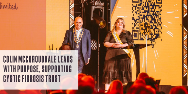 Colin McCorquodale leads with purpose, raising awareness and funds for Cystic Fibrosis Trust