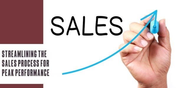 Streamlining the sales process for peak performance
