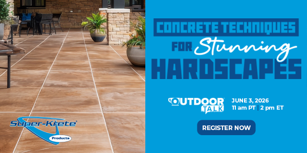 Decorative concrete techniques reshape hardscape design