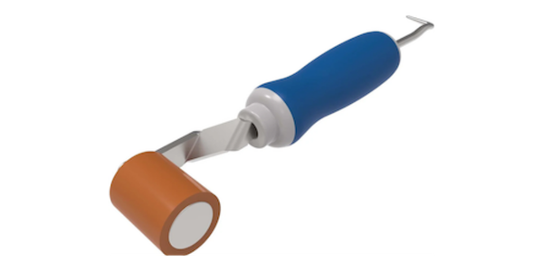 Everhard Roll & Check Seam Roller | Steel Roller With Test Probe | Ergonomic Handle