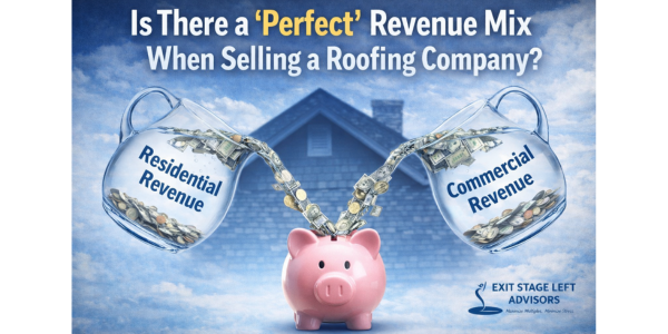 Is there a “perfect” revenue mix when selling a roofing company?