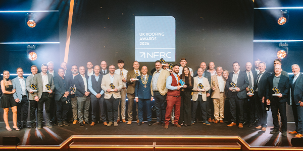 The 2026 UK Roofing Awards’ winners’ circle!
