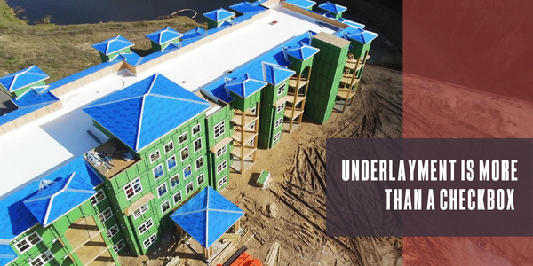 Underlayment is more than a checkbox