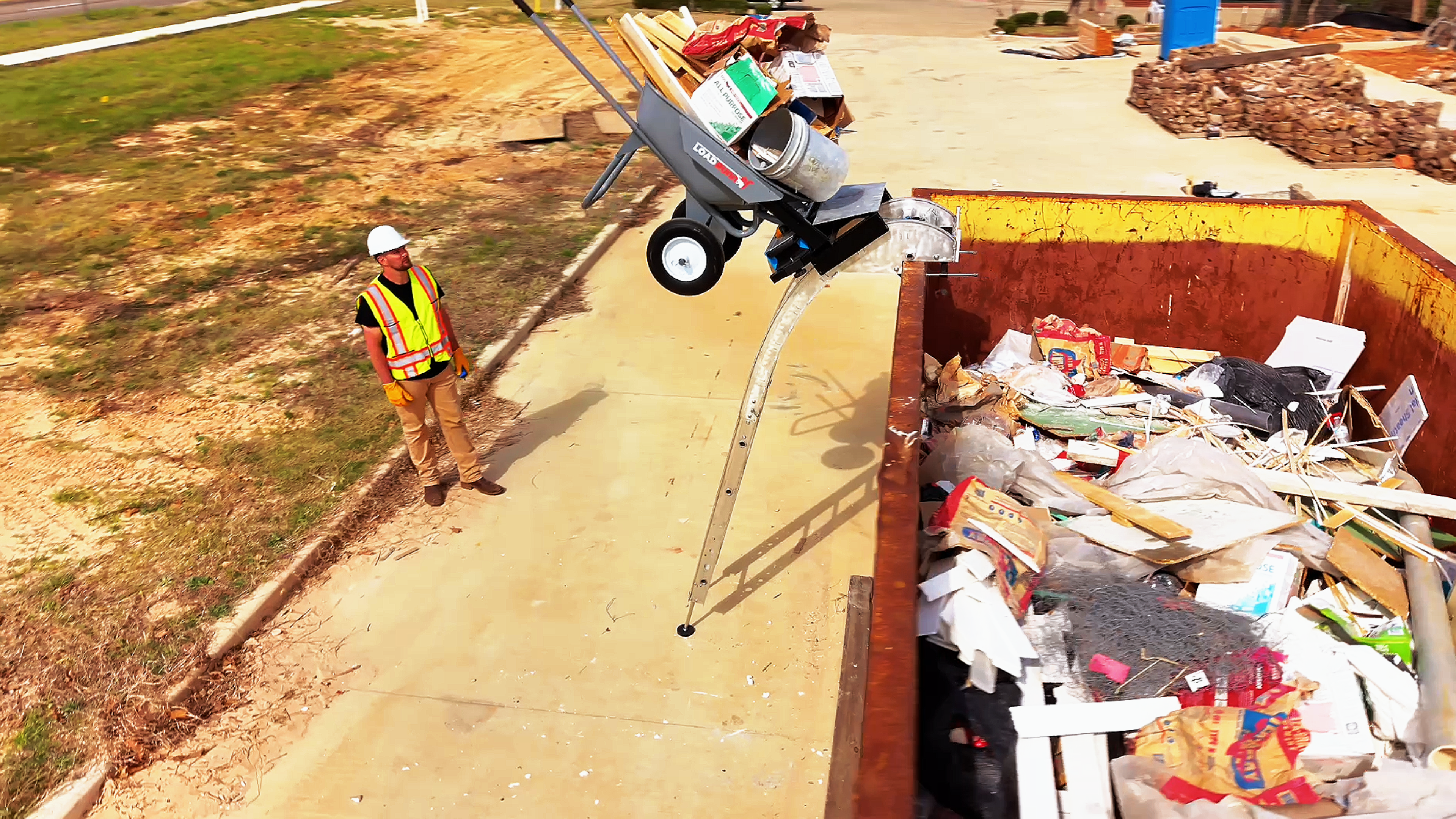 The Catch-All - Loadrunner Yellow Dumpster