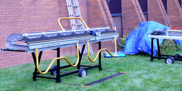 Bend and hem metal on-site