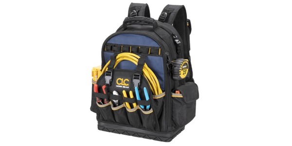 CLC 38 Pocket Tool Storage Molded Base Backpack