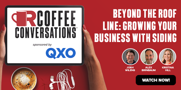 Coffee Conversations - Beyond the Roofline: Growing Your Business With Siding (on-demand)