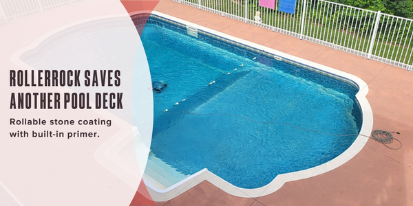 RollerRock® saves another pool deck