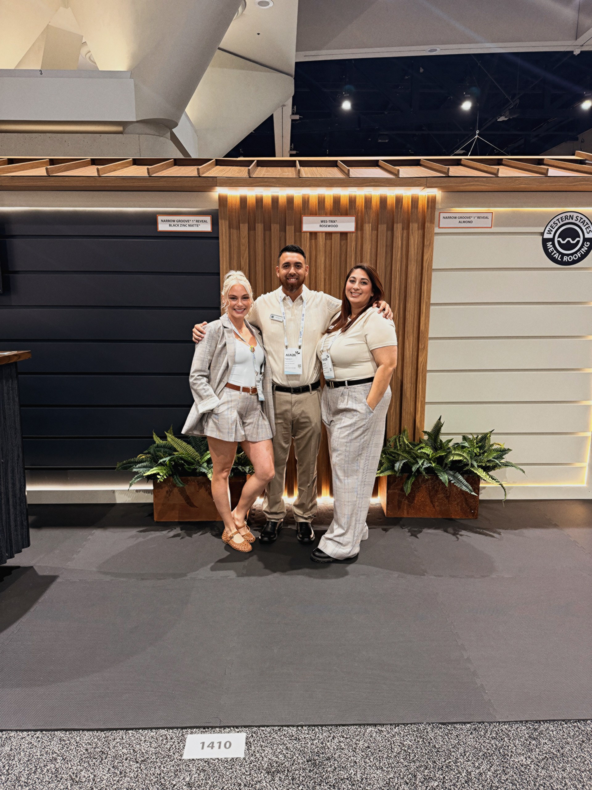 western states metal - Mercedes Francisco Jasmine AIA Booth